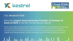 Kestrel wins Largest External Review Provider in Number of Deals of 2023